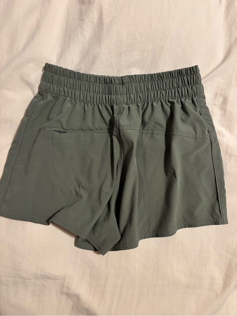 Vuori Olive Athletic Shorts with Elastic Waist - Picture 5 of 8